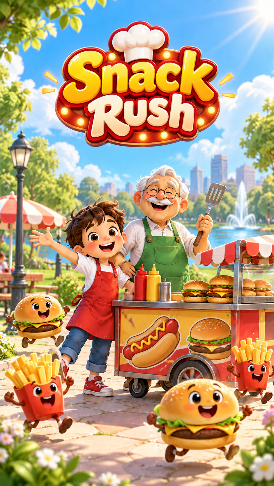 Snack Rush at the park